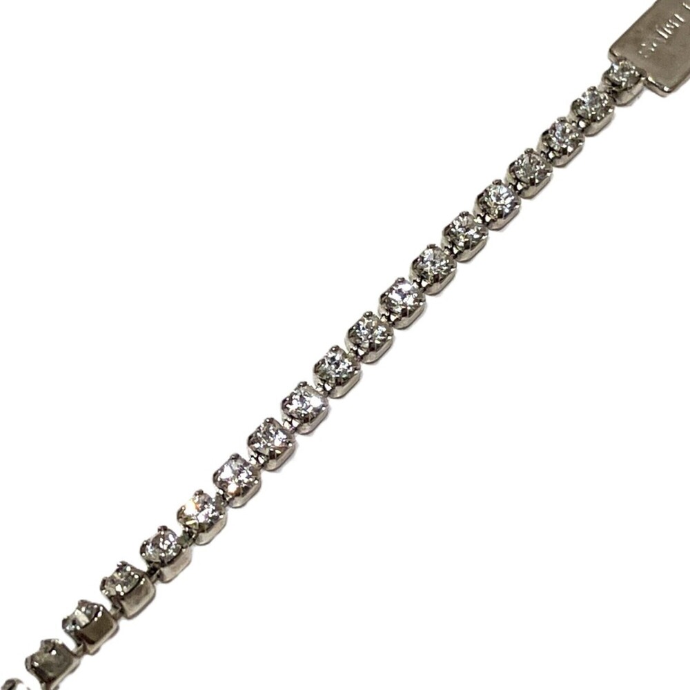 Saint Laurent Cassandra Bracelet, 17cm, Metal Rhinestone, 712345 Y1526 - Picture 7 of 9